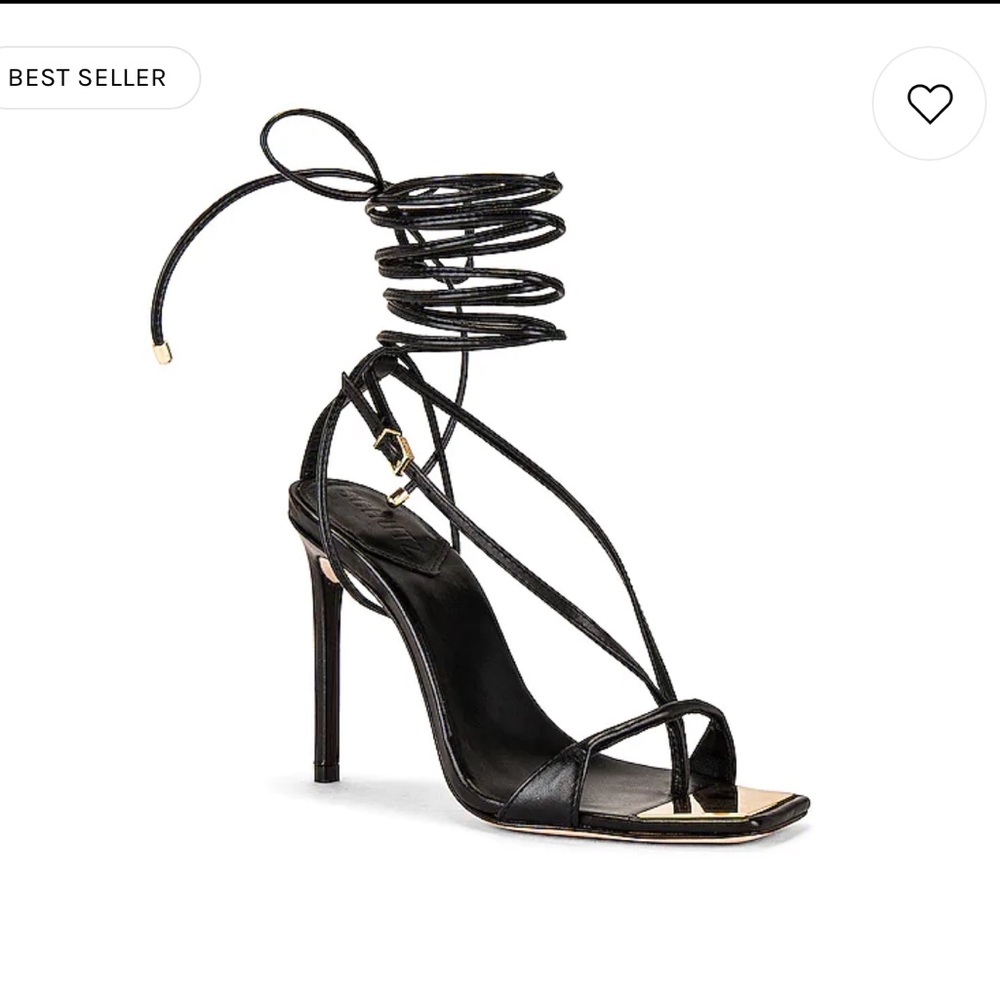 Schutz Vikki Sandals Black 6.5